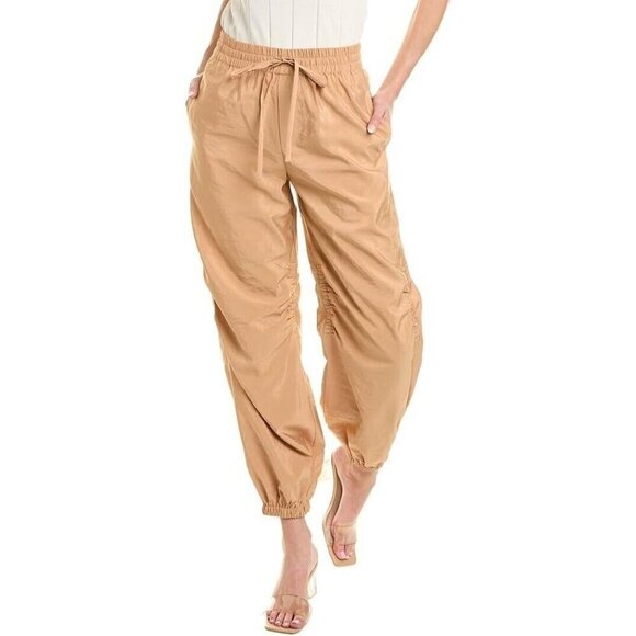 A.L.C Womens Sz 00 Keegan Ruched Sides Pants In Bella Tan - Picture 1 of 10